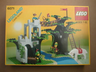 LEGO Castle set being prepared for an upcoming Oasis Trading Post listing