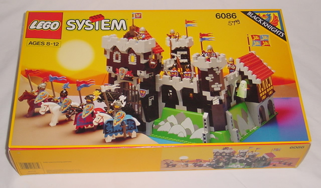 A classic LEGO Castle set currently being prepared for sale at Oasis Trading Post